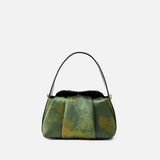 New Chinese Style Silk Hand-held Crossbody Female Xiangyun Yarn Printed Bags