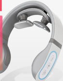 Wireless Electronic Neck Massager 4D Shiatsu Cervical Massager Stiff Neck Massage Health Care Therapy Pulse Pain Relief