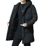 Men's Winter Leisure Warm Hooded Plus Size Men's Cotton Clothing