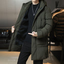 Men's Winter Leisure Warm Hooded Plus Size Men's Cotton Clothing