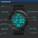Waterproof Digital Sports Watch Military Tactical LED Backlight Wristwatch Men