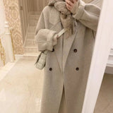 Cotton And Thickening Women's Small Woolen Overcoat