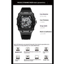 Large Dial Luminous Barrel-shaped Men's Watch